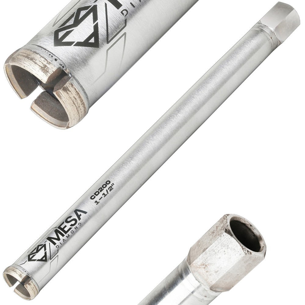 1-1/2'' Core Drill Bit for Concrete Hole Saw, Wet Diamond Core Drill MESA CD200