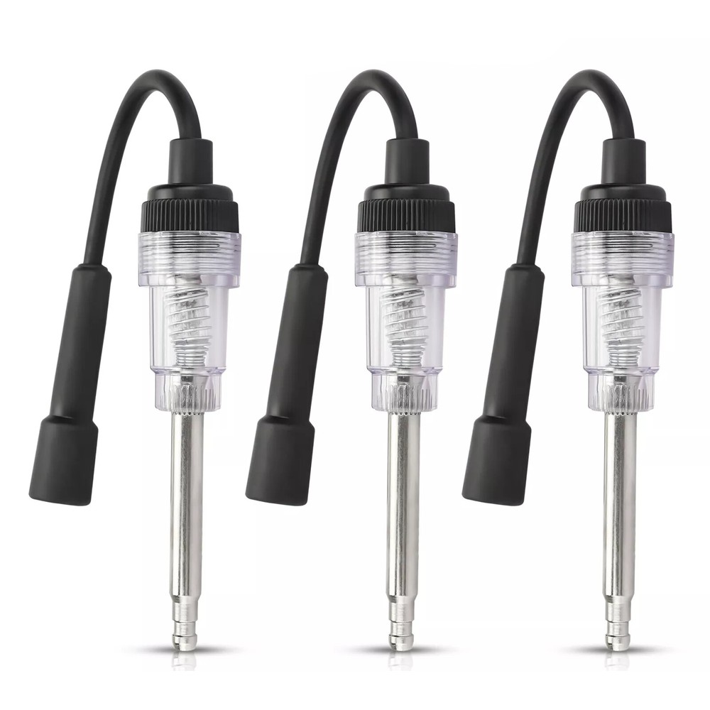 3PCS Spark Plug Tester Ignition System Coil Engine In Line Diagnostic Test Tool