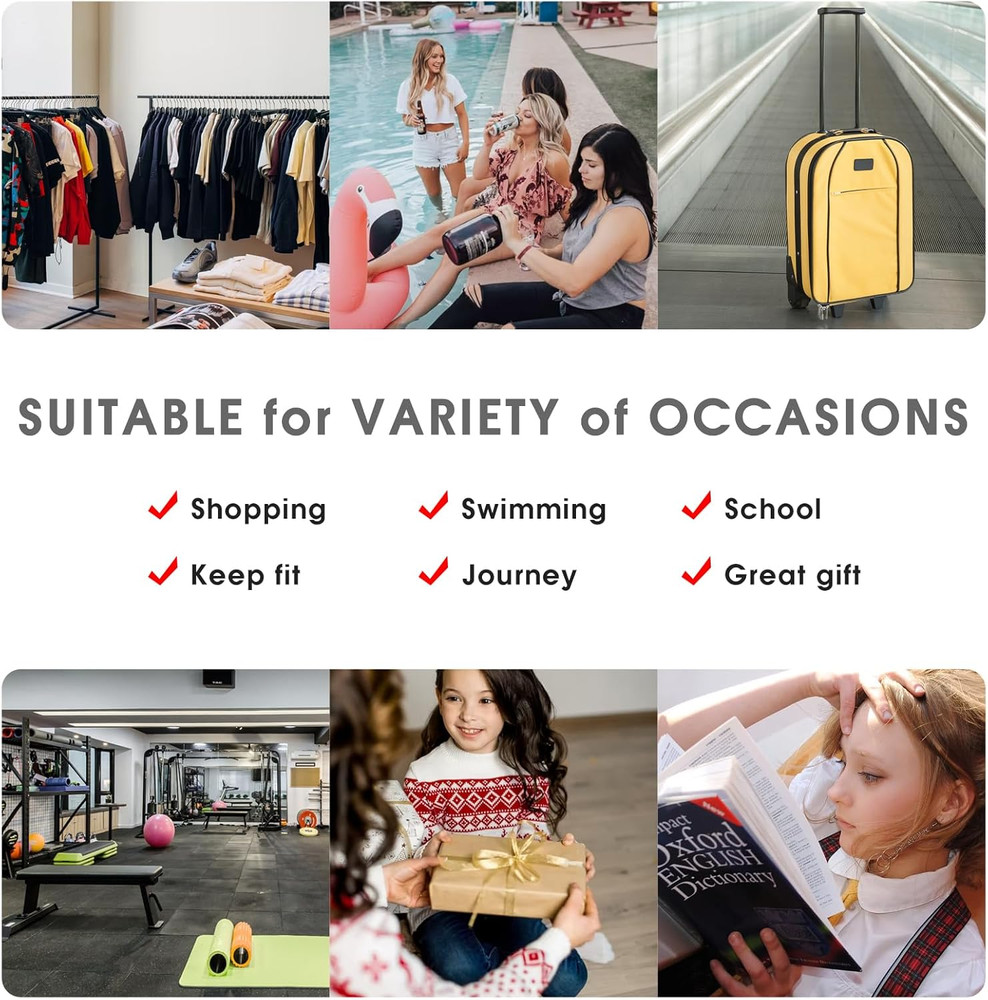 Drawstring Backpack Sports Gym Sackpack with Mesh Pockets Water Resistant String