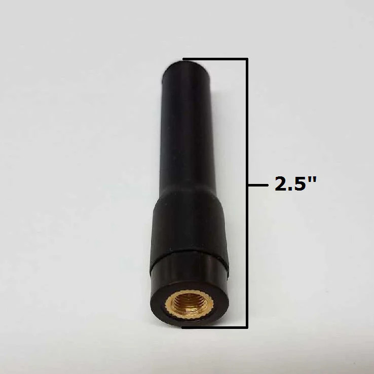 The Buzzard's Roost Shorty Extended Range Antenna for Garmin Alpha – Black