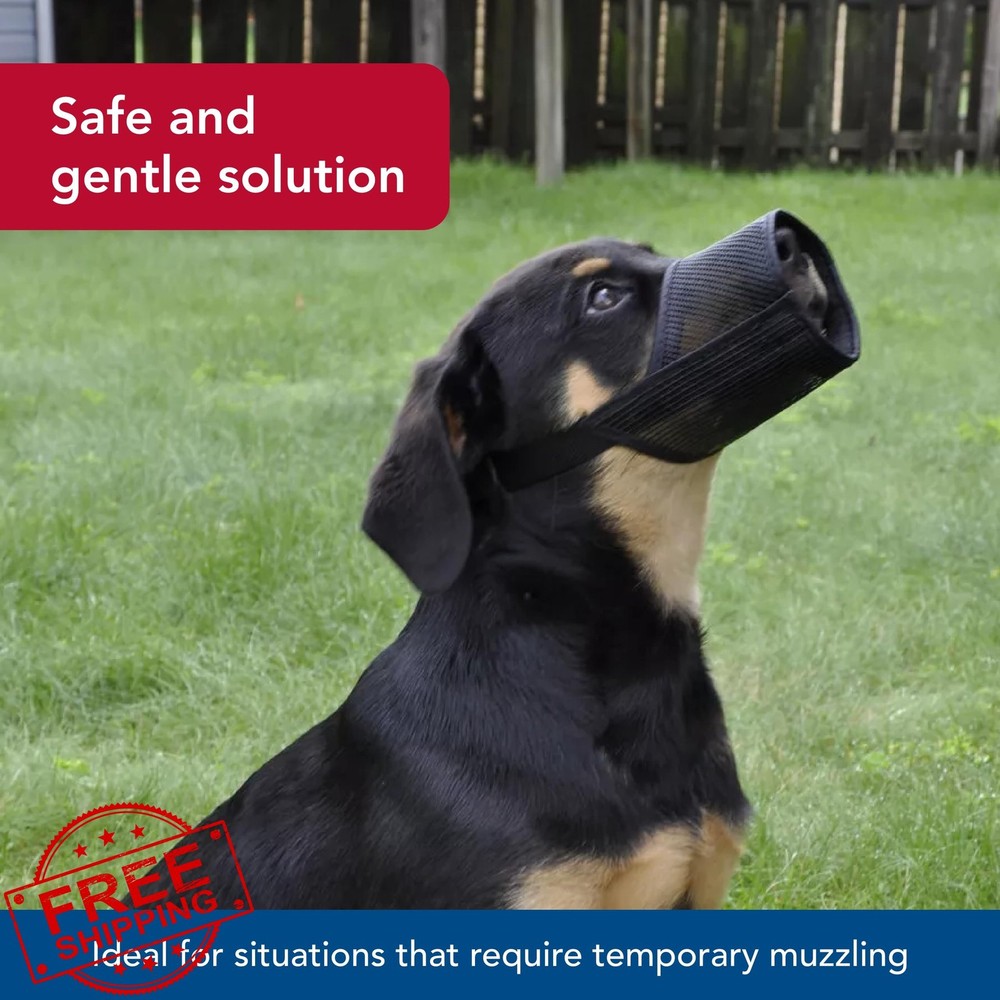 Best Fit Dog Muzzle Black Size 4