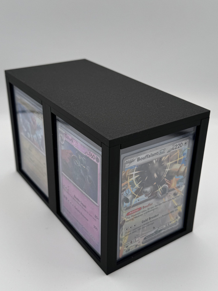 Top Loader Display & Storage Box - Displays 6 Top Loaders + Holds 100 Inside