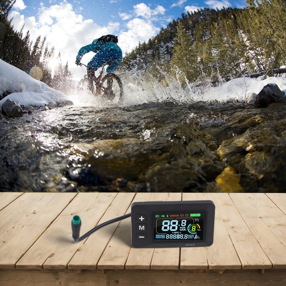 LCD Display for E Bikes Waterproof with Compatibility for Multiple Voltages