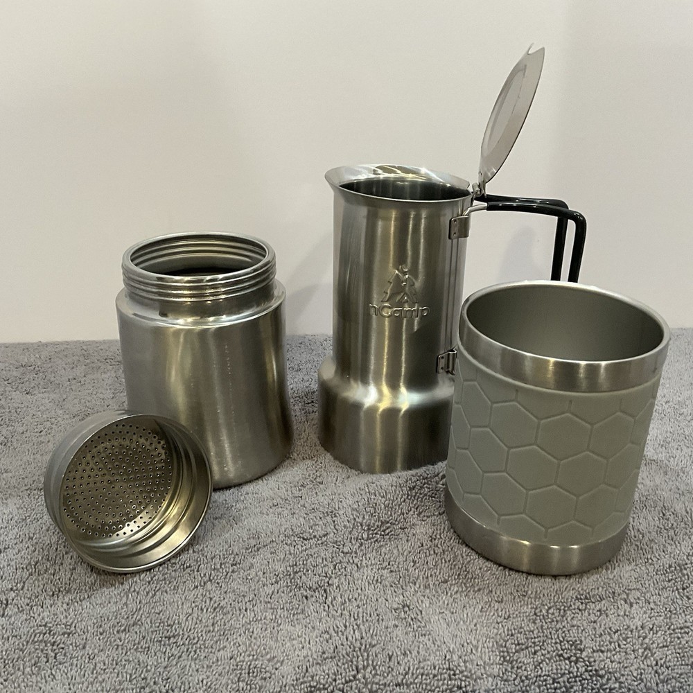 nCamp - Café Portable Coffee Maker Portable Espresso Machine Compact Camping ...