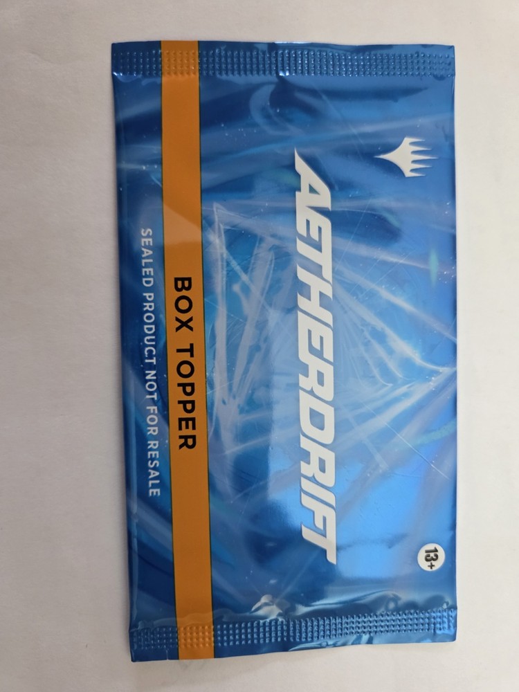 mtg, Aetherdrift Box Topper - Magic The Gathering sealed