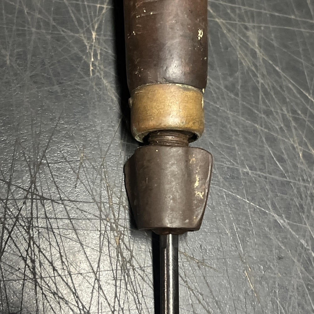 Vintage Multi Nesting Tool Screwdriver w/5 Bits Chisel Prybar Nail Puller Punch