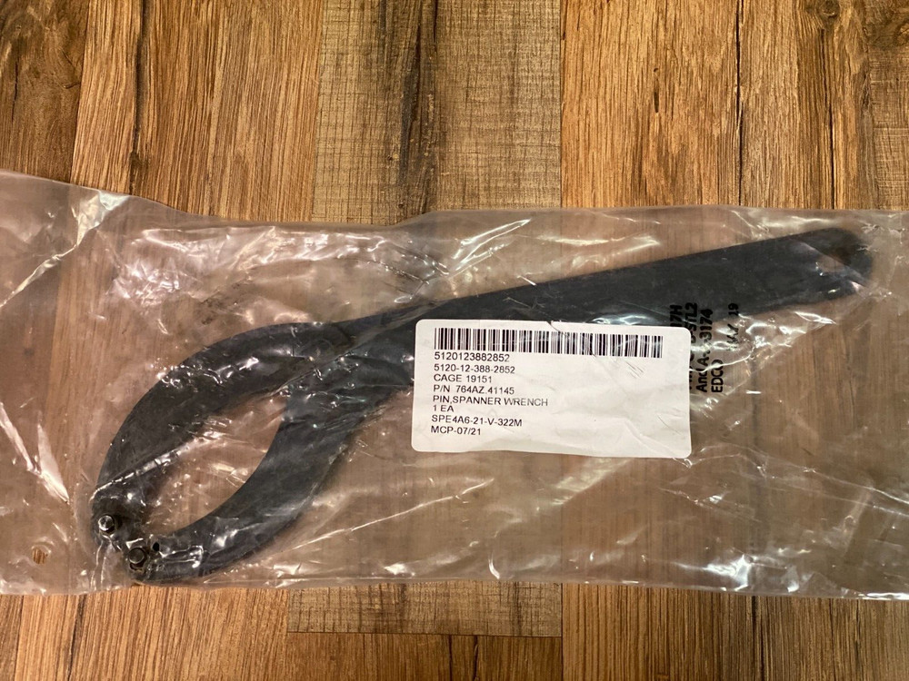Adjustable Pin Spanner Wrench NSN # 5120-12-388-2852