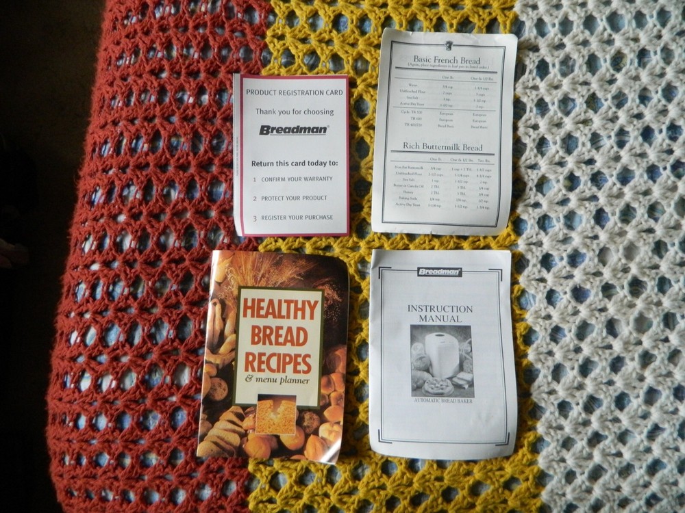 Breadman Automatic Bread Maker Model TR444