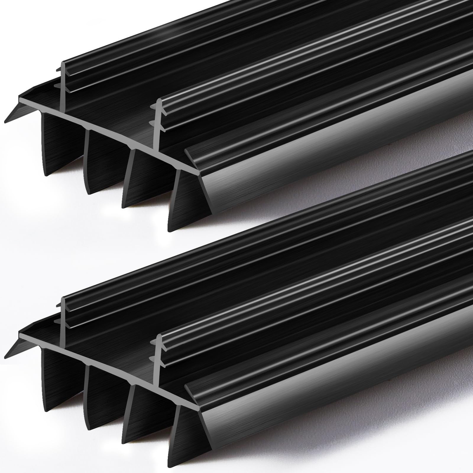 2 Pcs Replacement Door Bottom with Vinyl Fins 36" Long 1 3/4" Wide Threshold ...