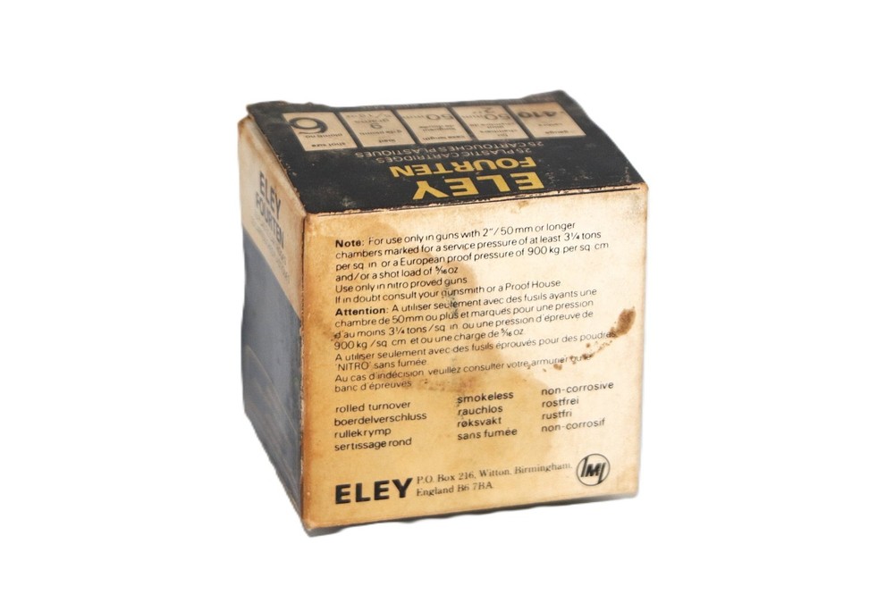 ELEY .410 Fourten 2" 1-Pc Shot Shell Box - Empty