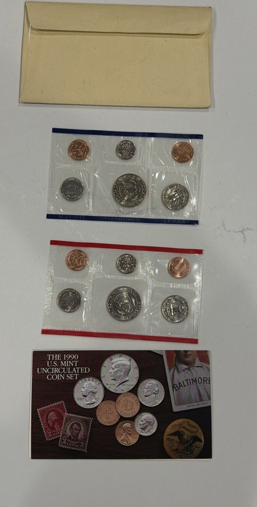 1990 U.S. MINT Sets Uncirculated (10 Coin) Set *102B