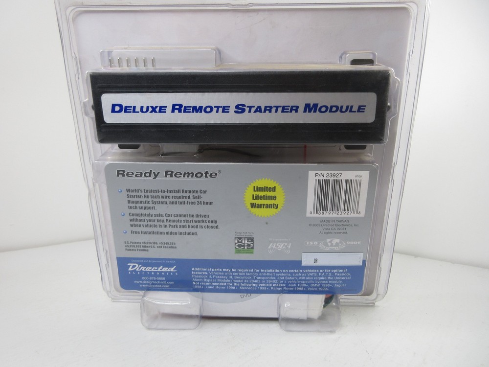 Ready Remote Deluxe Module Remote Car Starter With 2 Remotes Keyless Entry Alarm