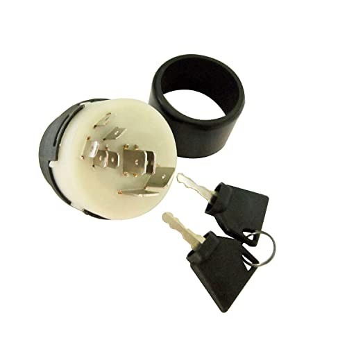 Ignition Switch with 2 Keys Compatible with Backhoe Loader 1CX 2CX 3CX 4CX,3C