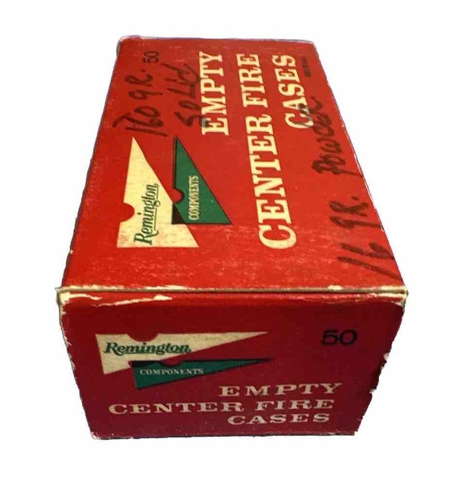 Vintage Remington 357 Empty Centerfire Cases Box