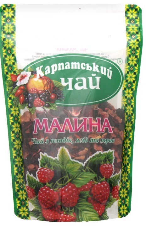 Carpathian Tea with RASPBERRY 100g Loose CS Made Ukraine Карпатський Чай МАЛИНА