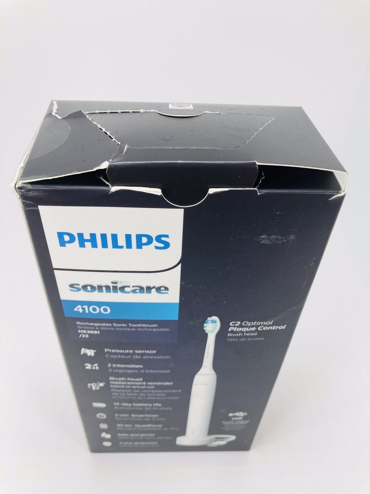 Philips Sonicare 4100 Protective Clean White Rechargeable Power Toothbrush