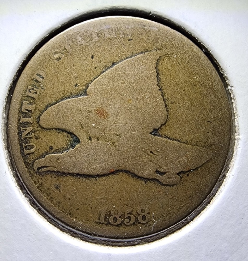 1858 Flying Eagle Cent - Small Letters - Low Grade