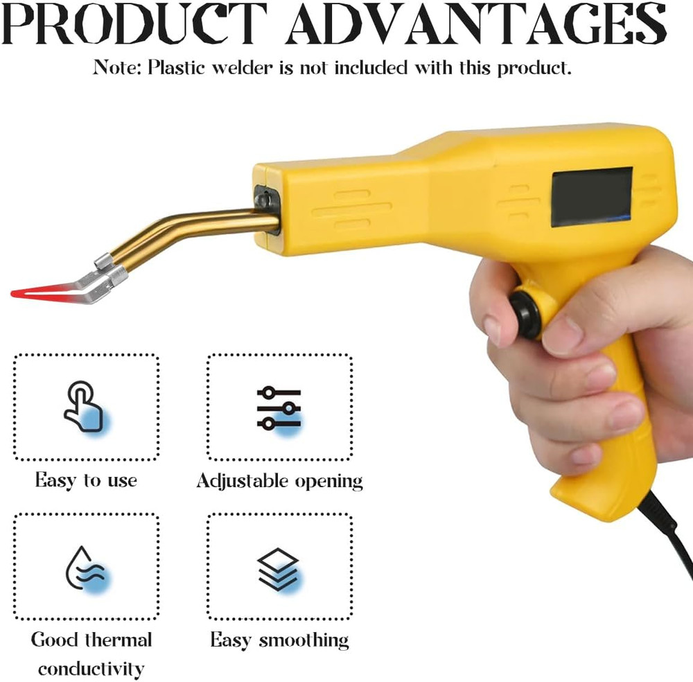 2 PCS Plastic Smoothing Tip Head Welder Soldering Smooth 2pcs