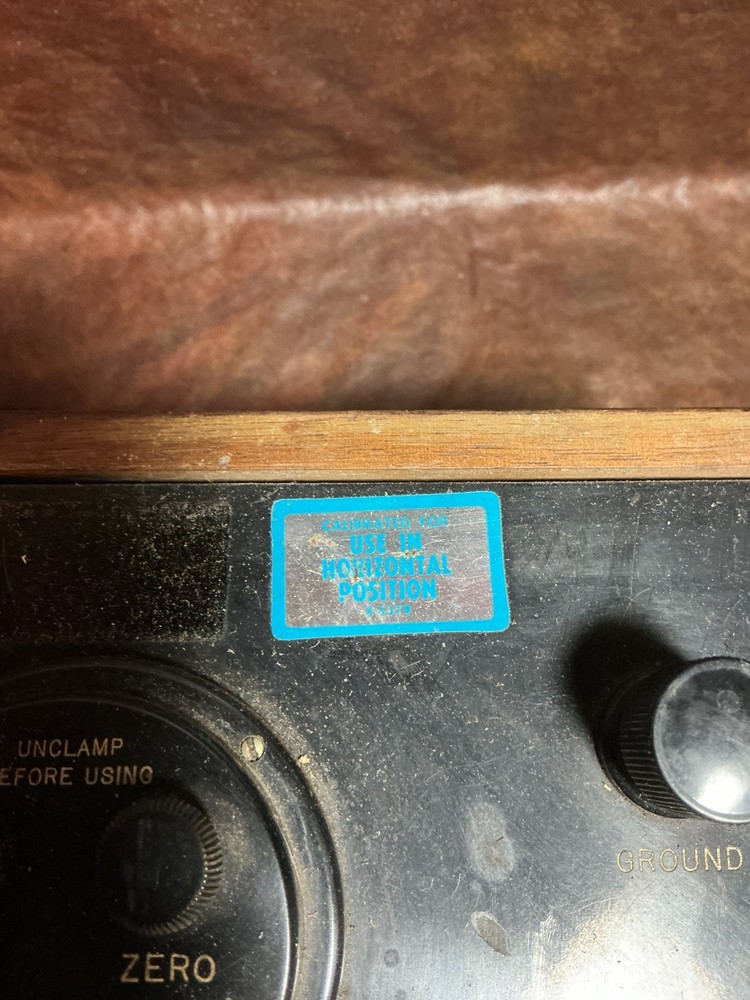 Rawson Type 518 Electrostatic Voltmeter 0–1200V AC/DC with Wood Case