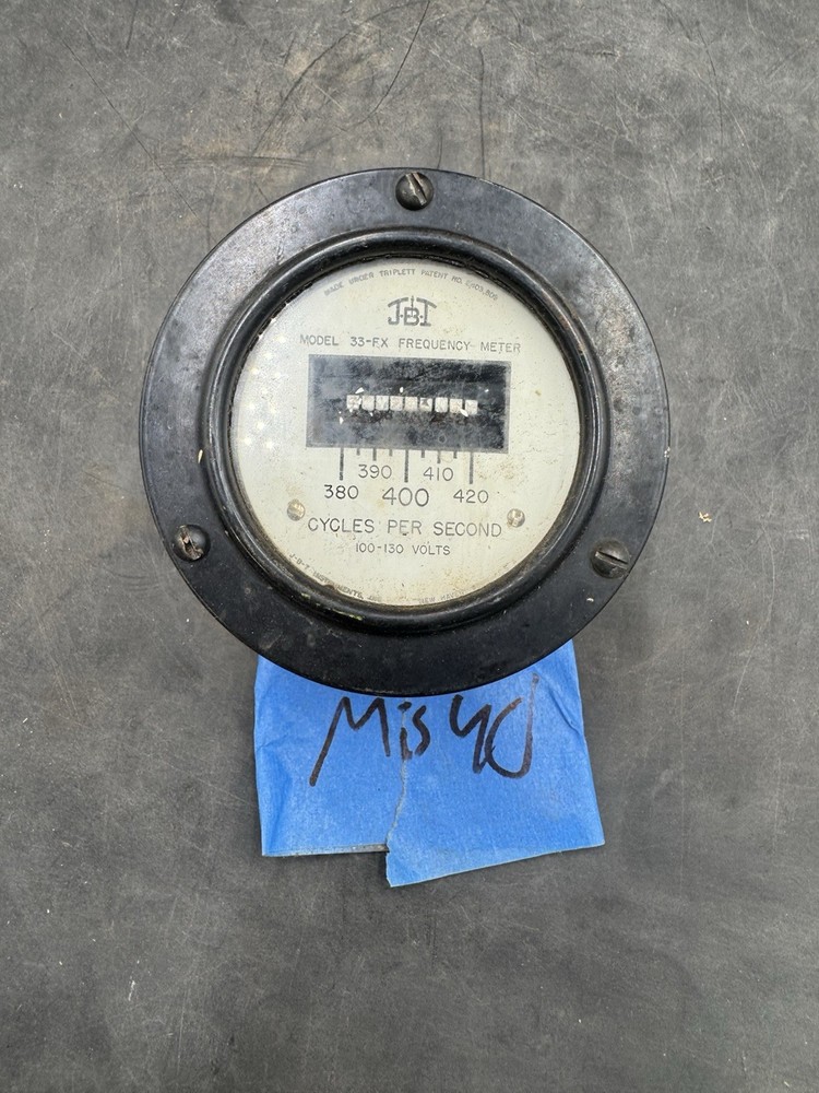 JBT Triplett Model 33-FX Frequency Indicator
