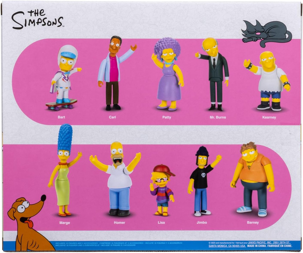 The Simpsons 2.5 Inch Figure Springfield City Multipack