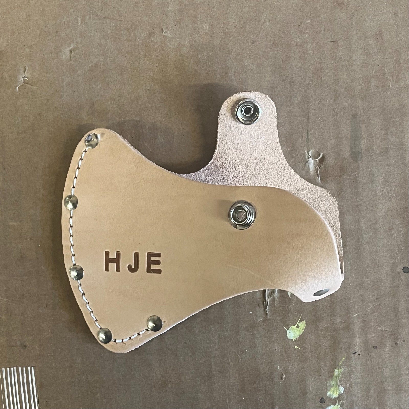 No.1 US Made Top Grain Leather Axe Sheath (Fits Estwing Sportsman's Axe E24A)