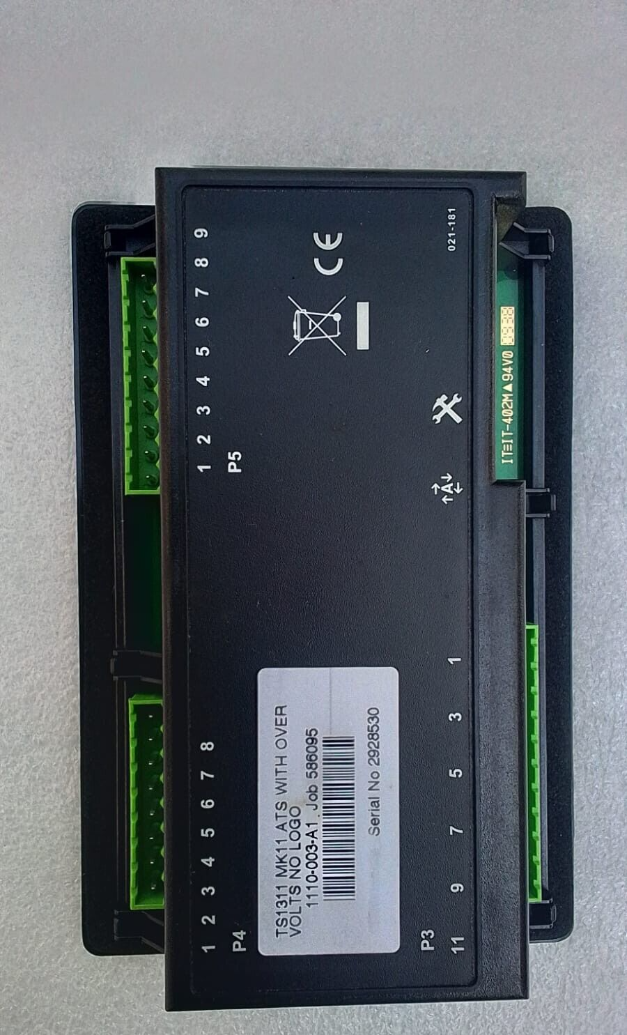 Cummins TS1311 MK11 ATS Control Assembly Part No-0300-5986 Transfer Switch Contr