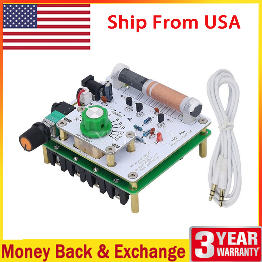 AMT-MW207 Medium Wave Radio Transmitter High Fidelity AM Radio Transmitter #US