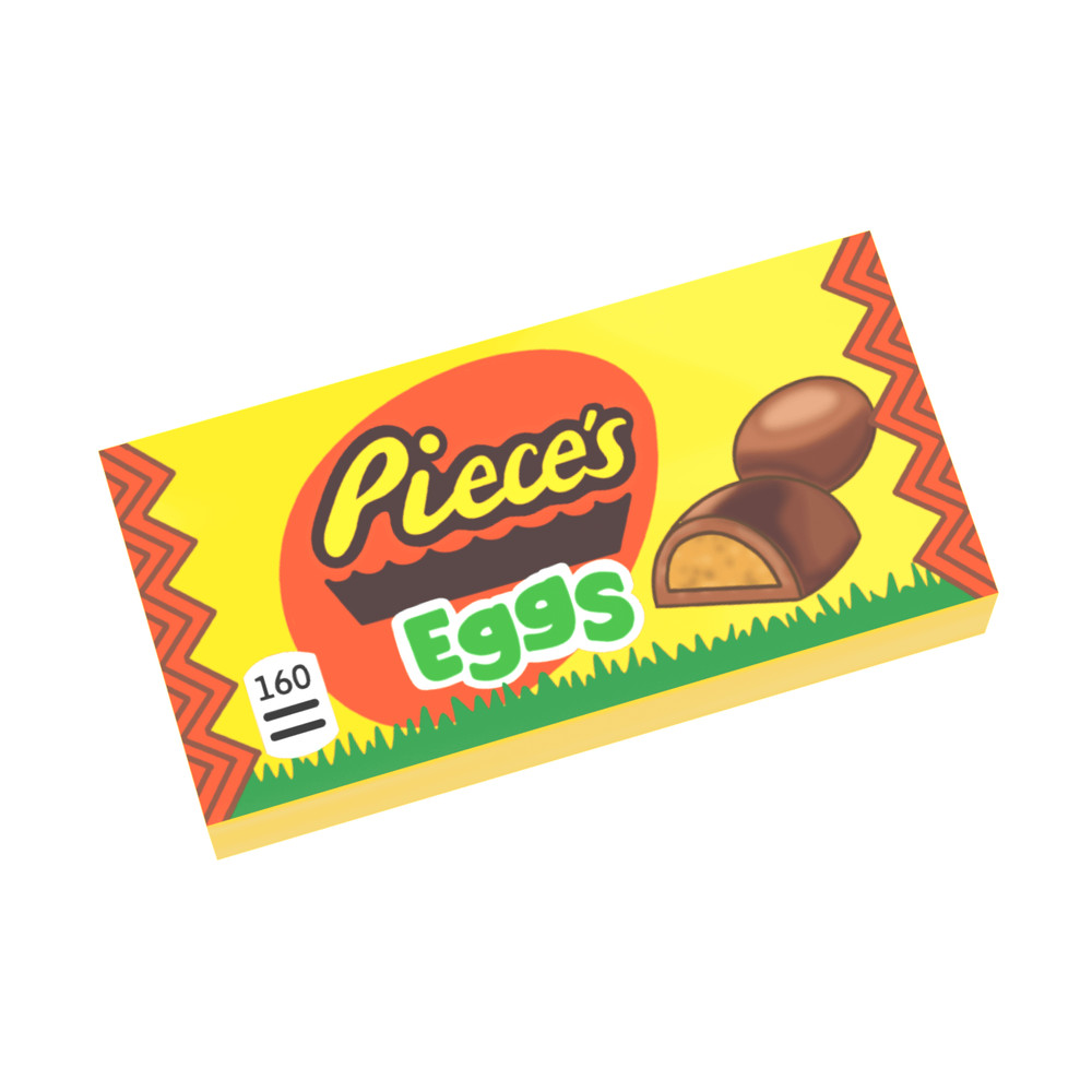 Easter Candy Pack - Custom Printed - (7 Pack) - Minifig Candy Accessory Food