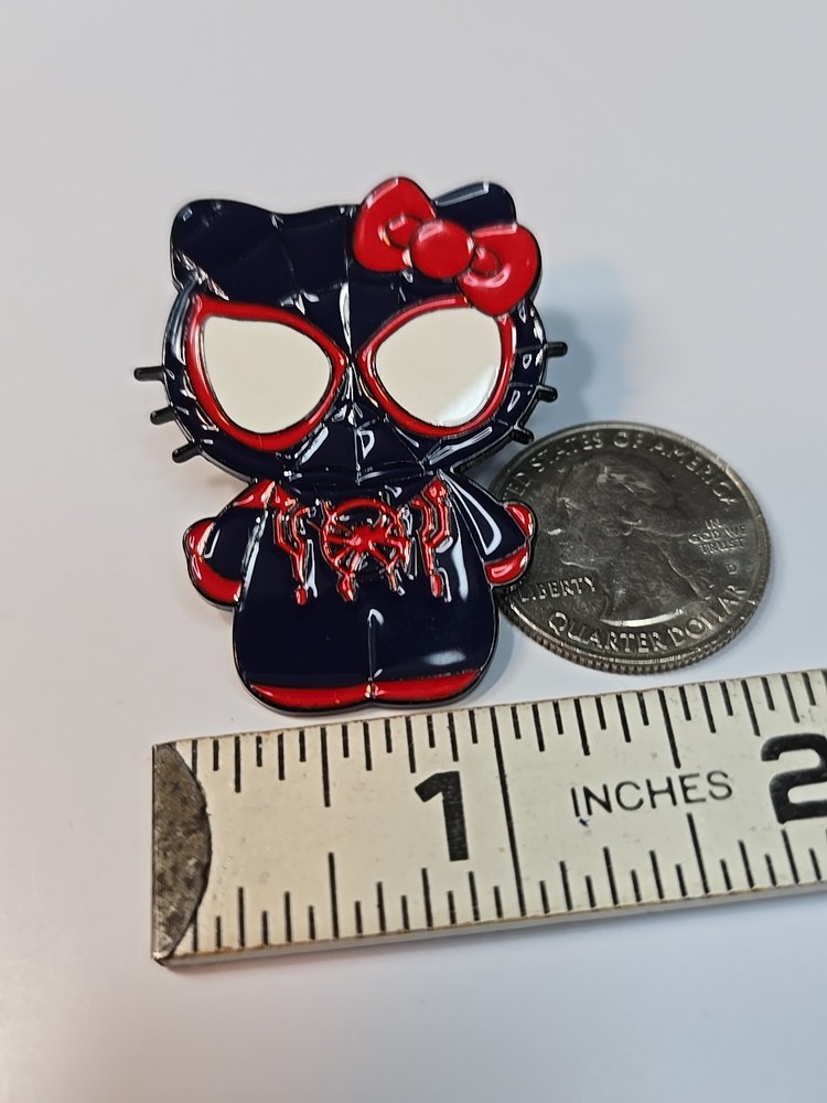 Hello Kitty Spiderman Lapel Pin