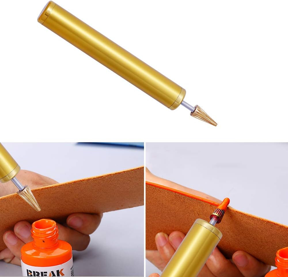 Convenient Leather Edge Dye Pen, Colorful Edge Roller Applicator,Essential Leath