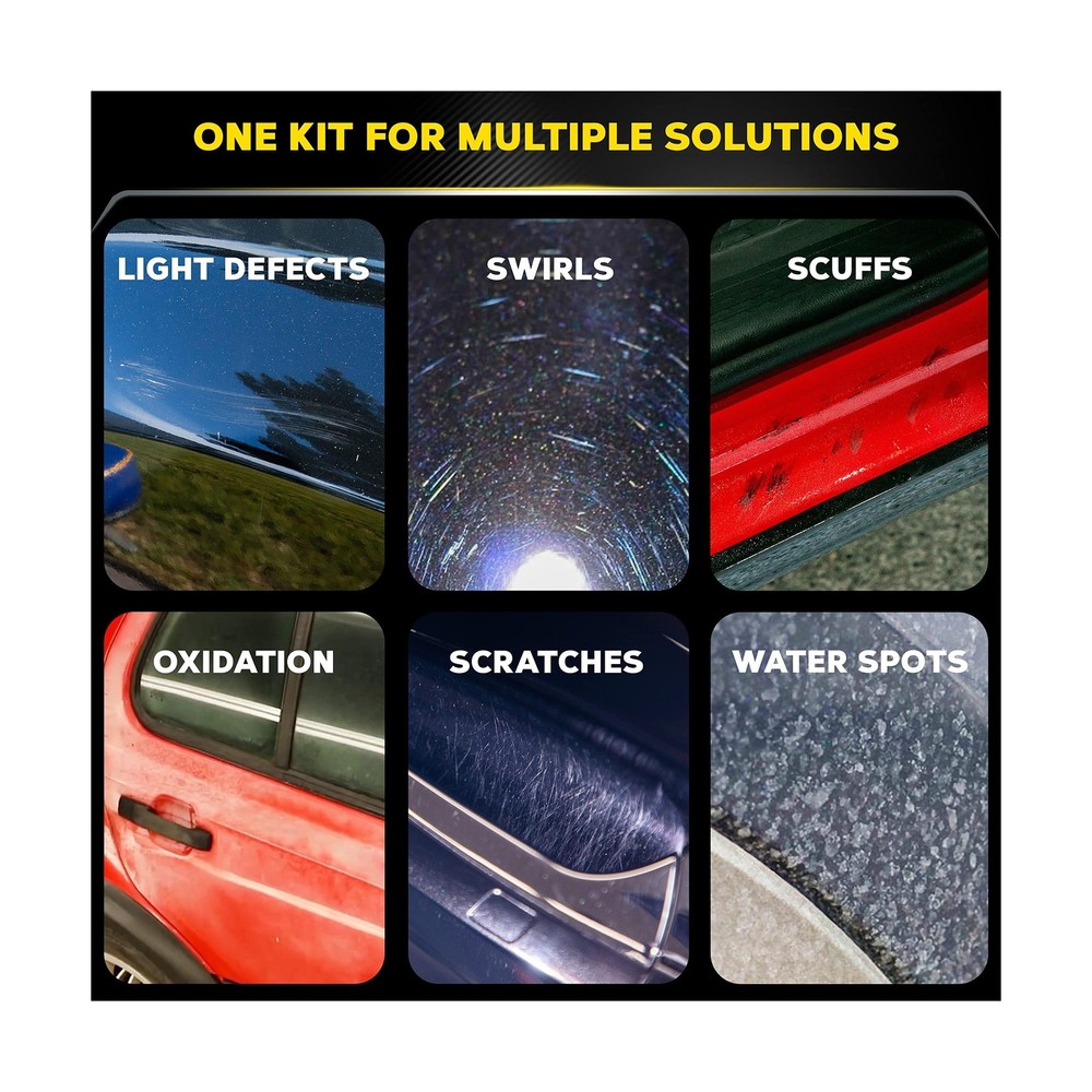 Meguiar's DA Microfiber Correction System 5" Starter Kit, Complete ... Fast Ship
