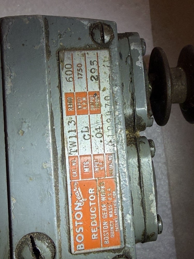 Boston Gear T109 Speed Reducer