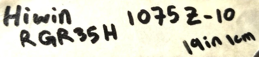 Hiwin RGR35H Rail 1075Z-10