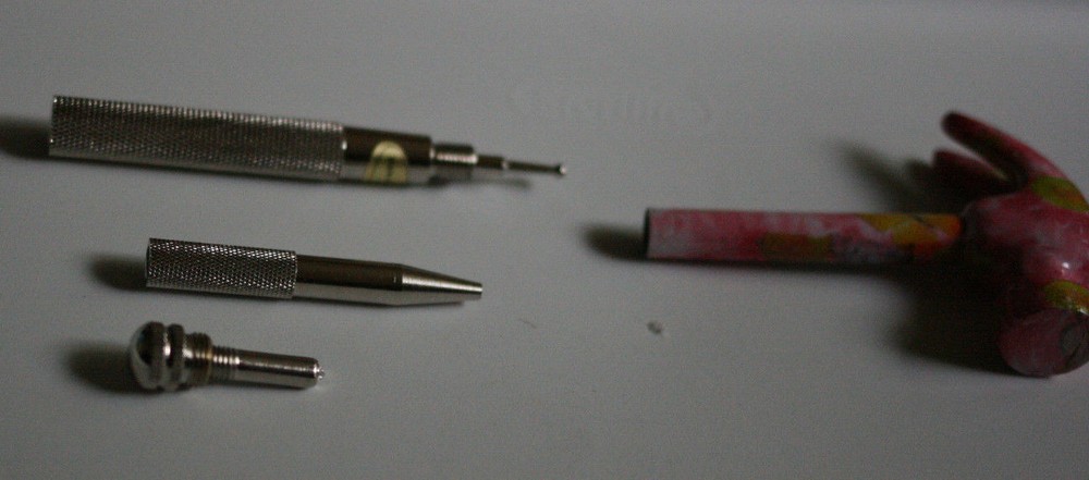 Craft Nesting Tool Hammer Stylus Setter Card Making Scrapbook Embossing EUC