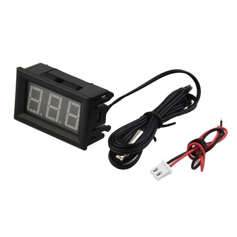 DC 5V~12V LED Digital Thermometer -50~110?? Temperature With Temp Probe
