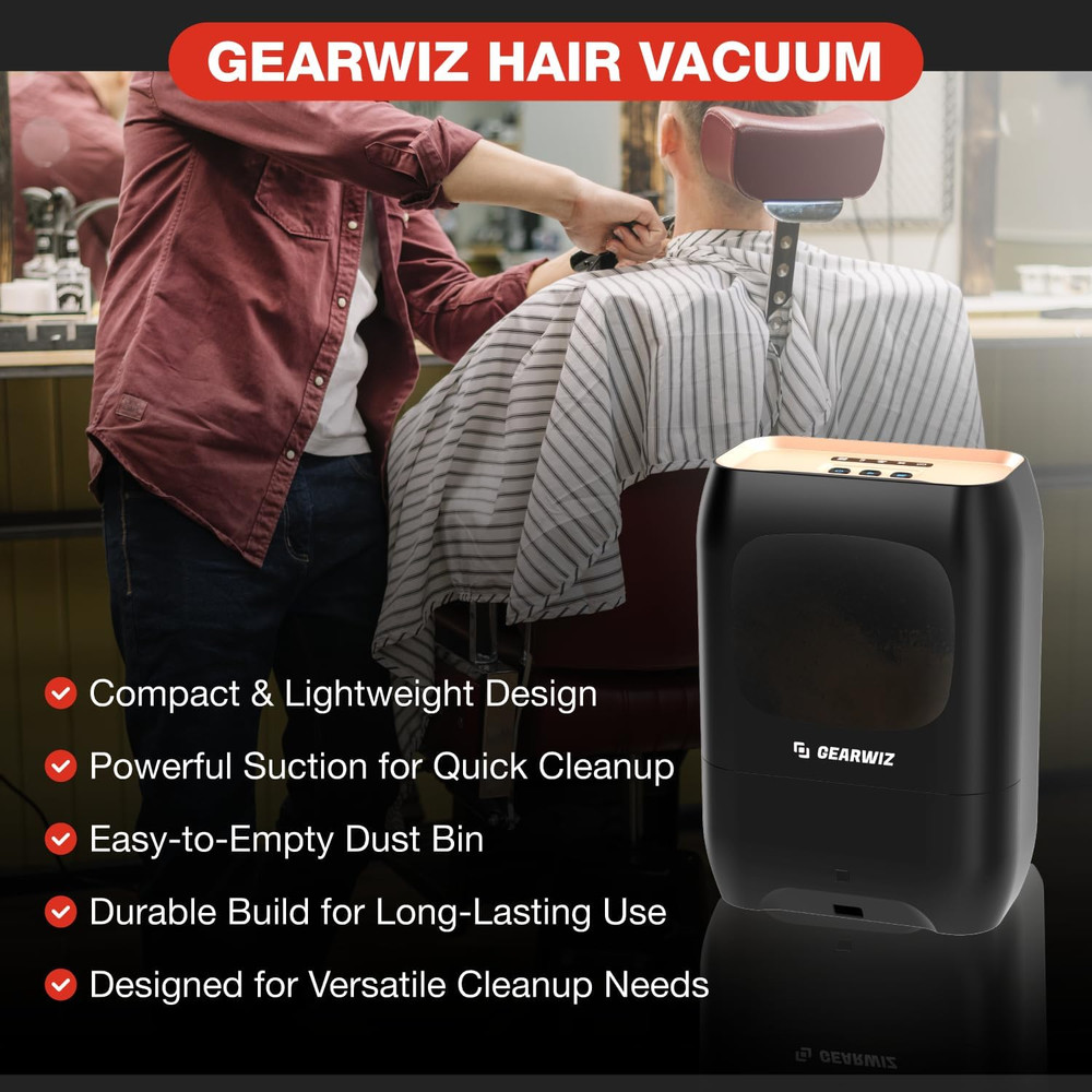 Touchless Automatic Electric Vacuum Dustpan with Nozzle Attachment – Hands-Free,