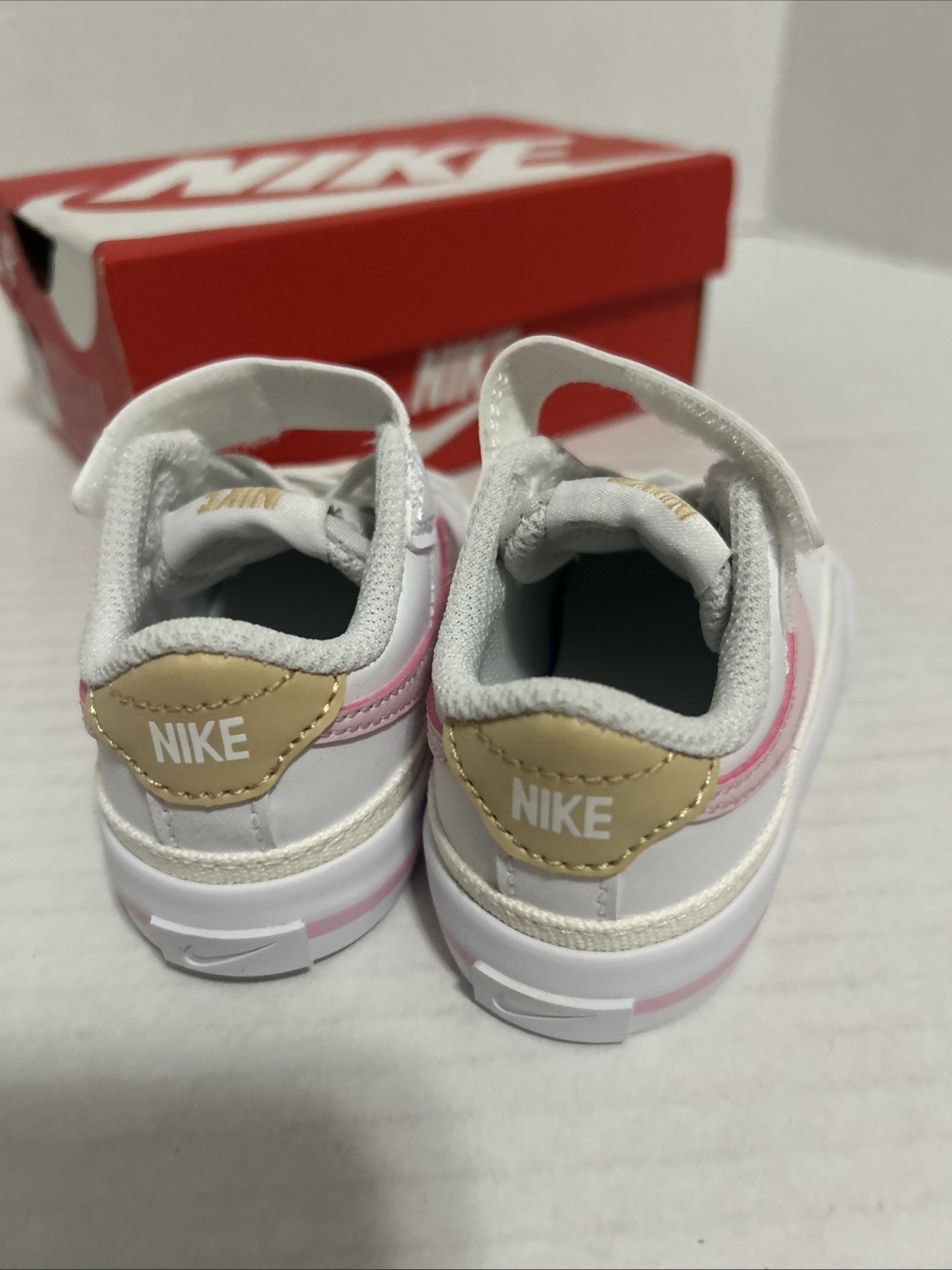 Nike Court Legacy White/Pink Foam-Sesame 4C