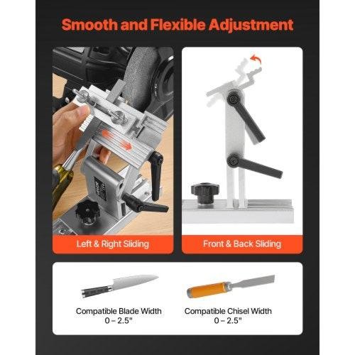 Bench Grinder Tool Rest Adjustable Replacement Tool Rest Sharpening Jig for 6