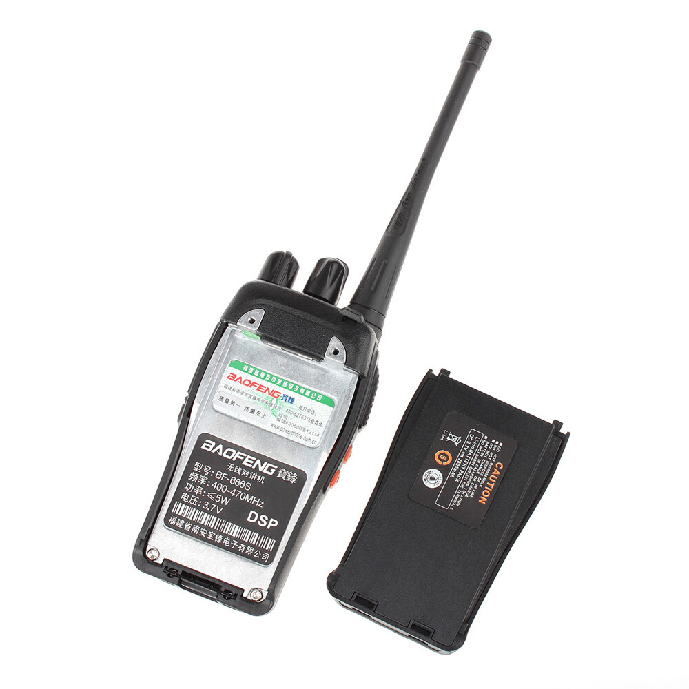 Baofeng Pofung BF-888s UHF 400-470MHz ABS Two-way Ham Radio Walkie Talkies 1pc