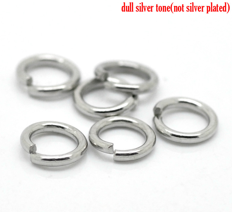 Jump Rings 7mm - 50/100/200 Stainless Steel 16 Gauge Open Jump Rings F8879