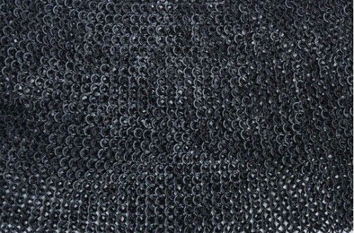 Two Sheet Set : Chainmail Sheet : 9 mm Round Riveted Flat Washer Rings