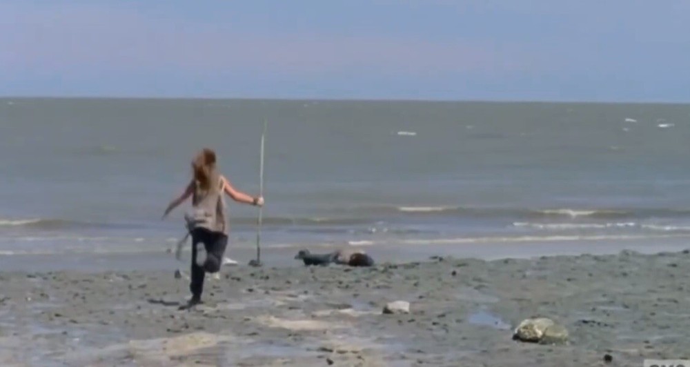 Walking Dead Oceanside Filming Location Sand