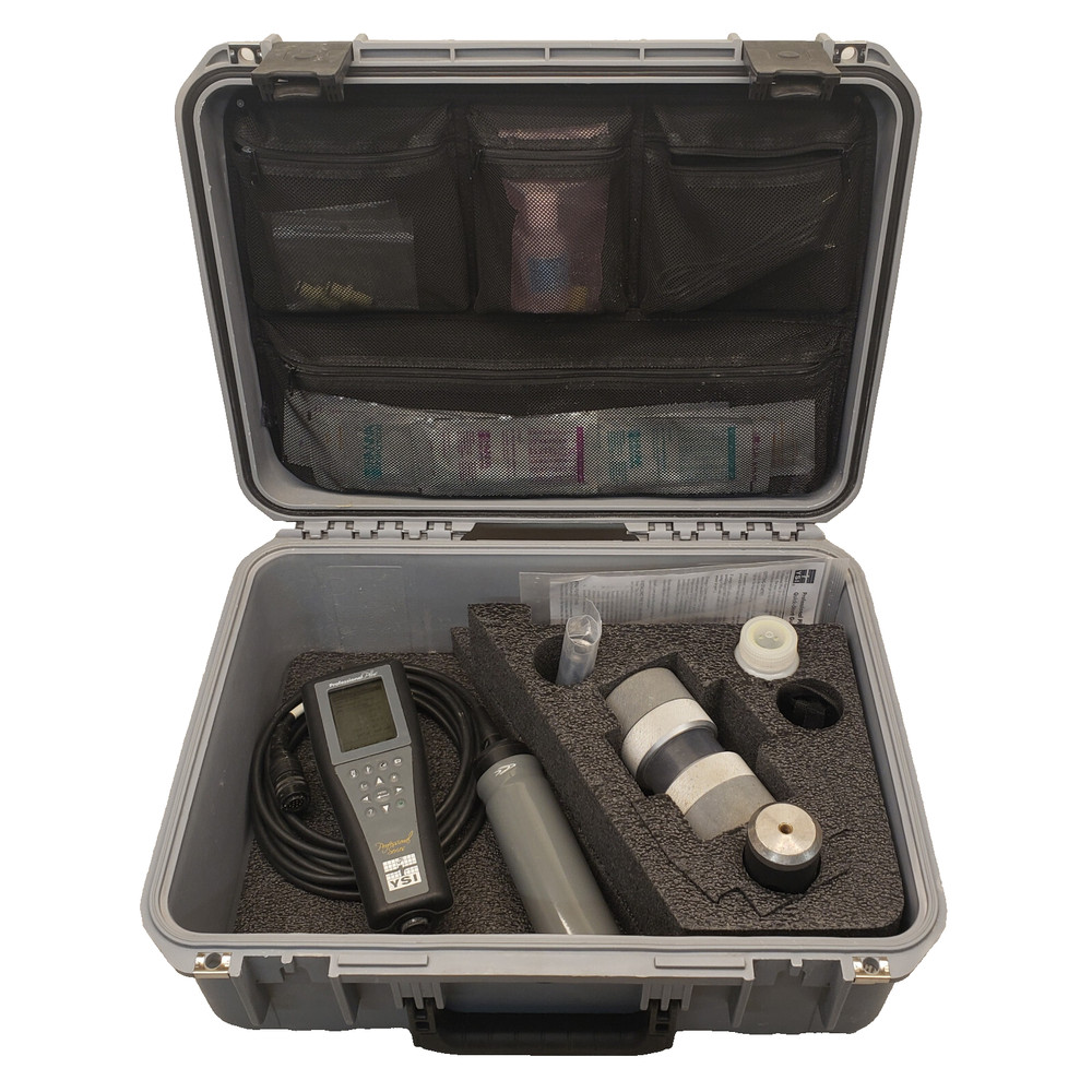 YSI ProPlus Instrument + ProComm II Saddle & ProQuatro 4m Quad Sensor Probe Kit