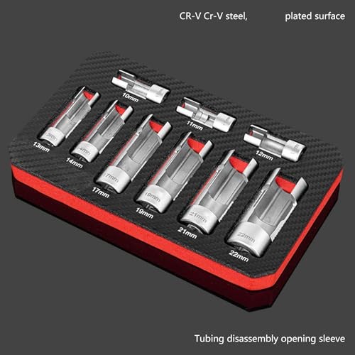 9Pcs Automotive O2 Oxygens Sensors Socket Offset Wrench Remover Tool and