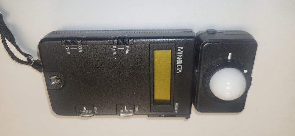 Minolta Flash Meter III light meter + CASE - TESTED - WORKS