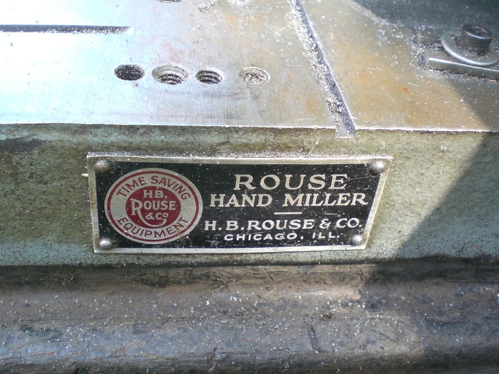 HB Rouse Hand Miller Cut Off Saw machine