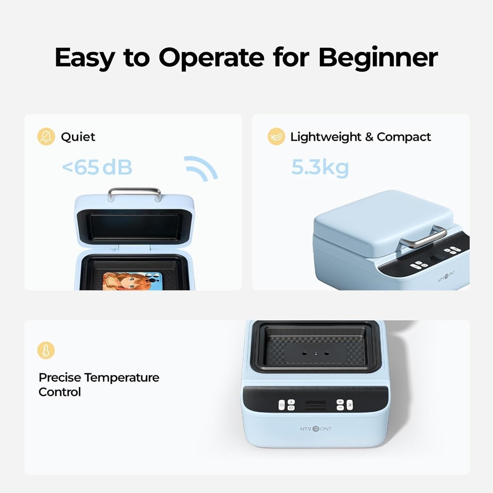 HTVRONT Phone Cases Heat Press for Iphone&Android 3D Automatic Vacuum Heat Press