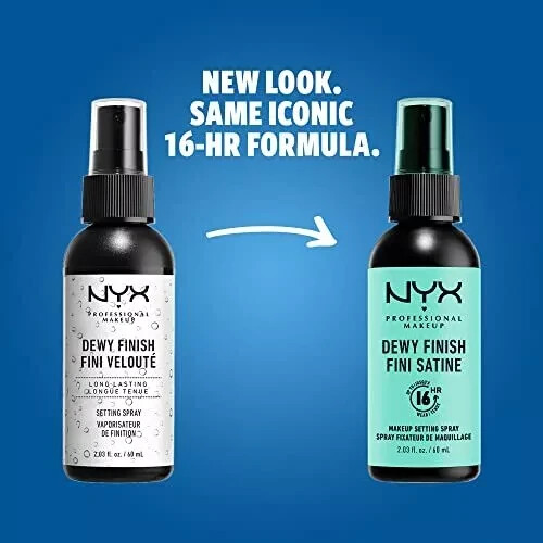 NYX Dewy Finish Makeup Setting Spray ~ 2.03 Fl Oz