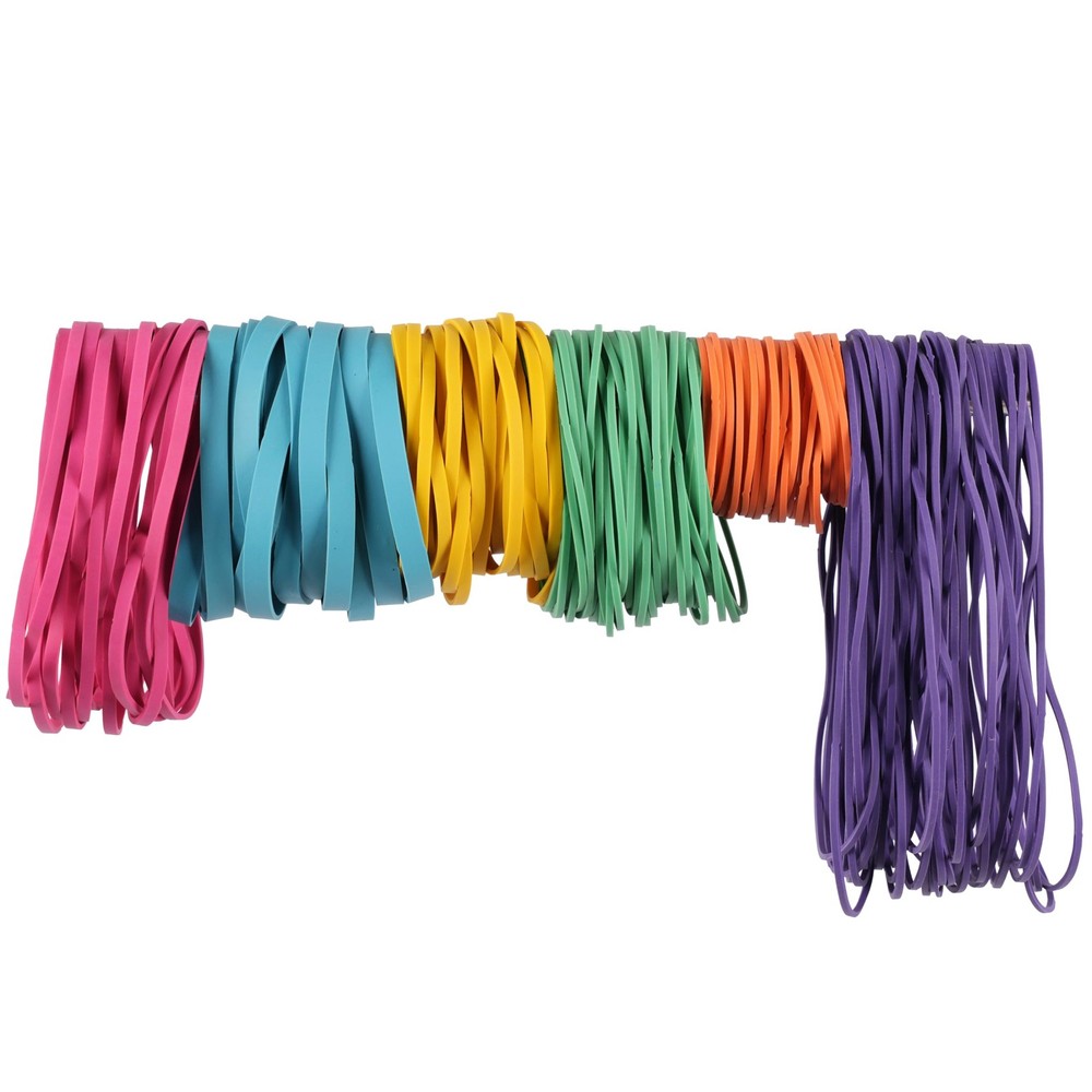 AMUU Rubber Bands Assorted Size Multicolor 0.5 lb